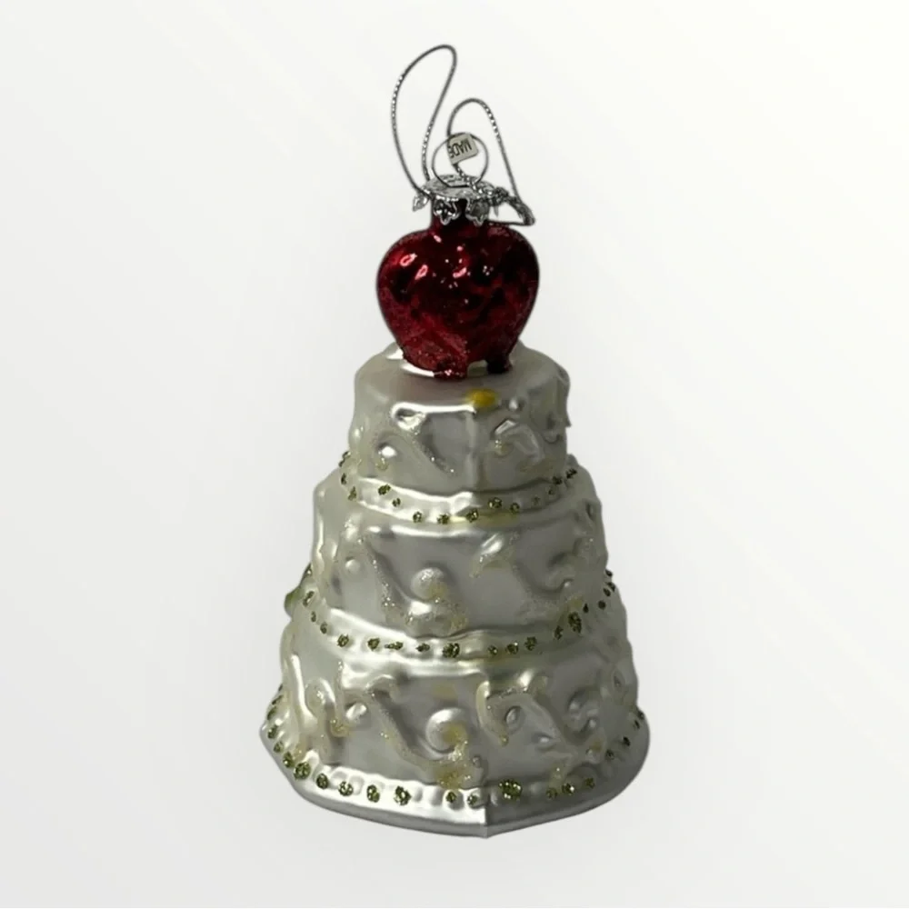 Glass Figure Ornaments‎ Lot of 8 Hanging Christmas Decor Santa